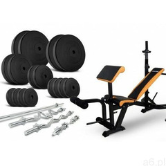 Hiton polska Zestaw 128 kg ławka iron body ib obciążenia gryfy - ogłoszenia A6.pl