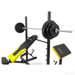 Zestaw 128 kg ławka Core Venice obciążenia gryfy, ZW0011 - ogłoszenia A6.pl