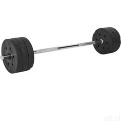 Zestaw gryf i obciążenia winylowe 38 kg marki Gorilla sports - ogłoszenia A6.pl