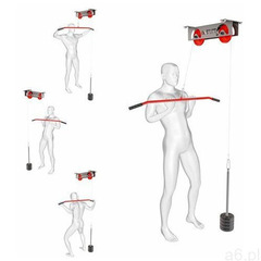 Wyciąg treningowy atlas górny+drążek do ćwiczeń sufitowy 250 kg - KSH013 - ogłoszenia A6.pl