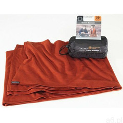 Cocoon Travel Blanket Merino Wool/Silk, pomarańczowy 2021 Koce (0799696108342) - ogłoszenia A6.pl