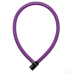 Axa Zapięcie rowerowe resolute 6 mm x 60 cm w kolorze królewskiego fioletu (8713249277424) - ogłoszenia A6.pl