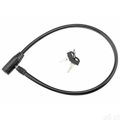 Linka, zapięcie rowerowe Top Tools 5 x 680 mm, czarna osłona, 90U233 - ogłoszenia A6.pl