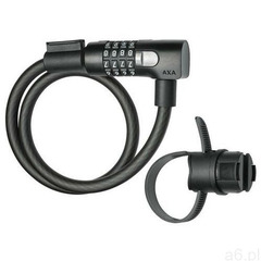 Zapięcie rowerowe resolute c12-65, 12 mm x 65 cm w kolorze czarnym z mocowaniem do ramy roweru, zame - ogłoszenia A6.pl