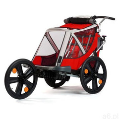 Bellelli Przyczepka rowerowa + jogging czerwona + darmowy transport! - ogłoszenia A6.pl