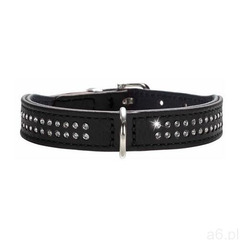 obroża diamond petit, czarna - roz. 27, obwód szyi: 20-24 cm, szer. 16 mm | dostawa gratis marki Hun - ogłoszenia A6.pl