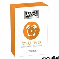 Prezerwatywy przedłużające stosunek Secura Good Timer 3szt., Kolor: Przezroczysty - ogłoszenia A6.pl