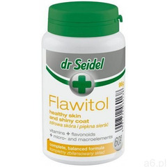 Dr Seidel Flawitol zdrowa skóra i piękna sierść 60 tabl. - ogłoszenia A6.pl