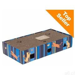 Zooplus Scratch & play drapak dla kota - dł. x szer. x wys.: 45,5 x 24 x 9,3 cm / 2 piłki (40546 - ogłoszenia A6.pl