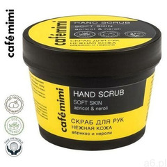- scrub do rąk - delikatna skóra - ekstrakt gorzkiej pomarańczy, olej z moreli, 110ml marki Cafe mim - ogłoszenia A6.pl