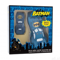Dc comics batman bath hero water shooter set zestaw pianka do kąpieli 300 ml + pistolet na wodę  - ogłoszenia A6.pl