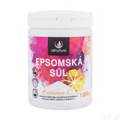 Allnature Epsom Salt Vitamin C sól do kąpieli 1000 g unisex (8595674632746) - ogłoszenia A6.pl