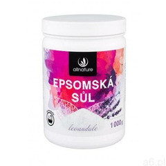 Allnature Epsom Salt Lavender sól do kąpieli 1000 g unisex - ogłoszenia A6.pl
