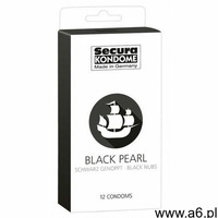 Prezerwatywy Secura Black Pearl 12 szt., Kolor: Black - ogłoszenia A6.pl