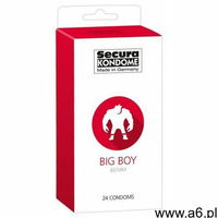 Secura Prezerwatywy big boy 60 mm 24 szt., kolor: przezroczysty - ogłoszenia A6.pl