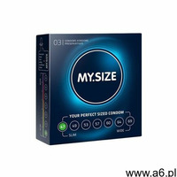 Dopasowane prezerwatywy - My Size Natural Latex Condom 47mm 3szt - ogłoszenia A6.pl