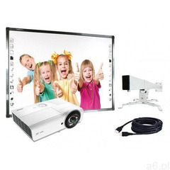 Qomo Zestaw standard tablica qomo qwb379bw + projektor vivitek dx881st + uchwyt wallmount 12 - ogłoszenia A6.pl