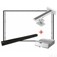 ZESTAW! Tablica myBoard Black 86" Nano + projektor Optoma DX330UST (ultra short) + uchwy - ogłoszenia A6.pl