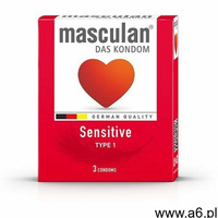 Prezerwatywy lateksowe delikatne - type 1 sensitive 48szt marki Masculan - ogłoszenia A6.pl