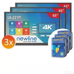 Zestaw: 3x monitor 65" TT-6519RS + 3x mozaBook, 99AC-225C4 - ogłoszenia A6.pl