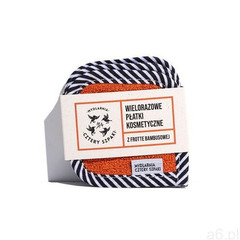 Mydlarnia cztery szpaki wielorazowe płatki kosmetyczne z frotte bambusowej - 5 szt 7,5x7,5cm pomarań - ogłoszenia A6.pl