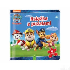 Książka z puzzlami, 12 elementów, 1 sztuka (Wzór Psi Patrol) - ogłoszenia A6.pl