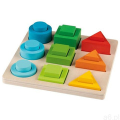 PLAYTIVE® Drewniana układanka edukacyjno-poznawcza Montessori, 1 zestaw (Drewniana gra edukacyjna ks - ogłoszenia A6.pl