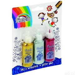 Klej brokatowy Fiorello 3 kolory (5903364233426) - ogłoszenia A6.pl