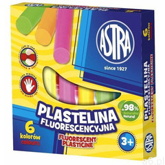Plastelina fluorescencyjna Astra 6kol. 83811906, 83811906. - ogłoszenia A6.pl