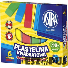 Plastelina kwadrat 6kol. marki Astra - ogłoszenia A6.pl