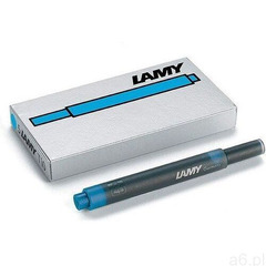 Lamy Naboje atramentowe t10 turkusowe 5 sztuk - prime line (4014519027416) - ogłoszenia A6.pl