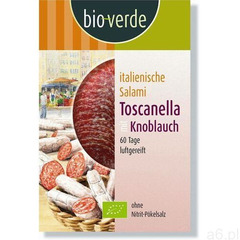 SALAMI TOSCANELLA PLASTRY BIO 80 g - BIO VERDE, 4000915040043 - ogłoszenia A6.pl