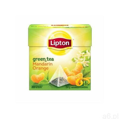 Lipton Green Tea Mandarine & Orange herbata zielona pomarańcza i mandarynka 40g (20p) - ogłoszenia A6.pl