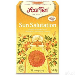 Herbatka powitanie słońca (sun salutation) bio (17 x 2 g) 34 g - yogi tea marki Yogi tea dystrybutor - ogłoszenia A6.pl