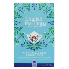 English tea shop Herbata biała z dzikim bzem i borówką (20x2) bio 4 - ogłoszenia A6.pl