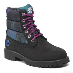 Trapery TIMBERLAND - 6 In Quilt Boot TB0A2FQE001 Black Nubuck W Print, kolor czarny - ogłoszenia A6.pl