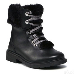 Trapery CLARKS - Astrol Hiker T 261616806 Black Leather, kolor czarny - ogłoszenia A6.pl