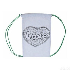 Torba dziecięca do pokolorowania Love, 37 x 23 cm, 694460 - ogłoszenia A6.pl