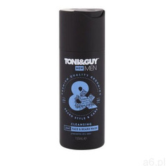 TONI&GUY Men Cleansing 2in1 Face & Beard Wash żel oczyszczający 150 ml dla mężczyzn - ogłoszenia A6.pl