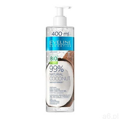 Eveline cosmetics 99% natural coconut łagodząco-rewitalizujący żel do ciała i twarzy koerpergel 400. - ogłoszenia A6.pl