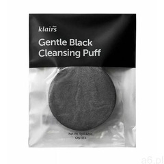 gentle black cleansing puff gąbeczka do oczyszczania twarzy marki Klairs - ogłoszenia A6.pl