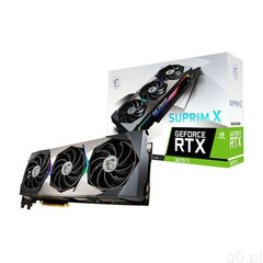 Karta graficzna MSI GeForce RTX 3070 Ti SUPRIM X 8G- Zamów do 16:00, wysyłka kurierem tego samego dn - ogłoszenia A6.pl