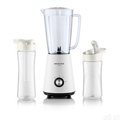 Blender kielichowy m01 biały (sportowy) + 2 bidony w komplecie marki Mozano - ogłoszenia A6.pl