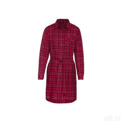 ESMARA® Tunika flanelowa damska (44, Kratka/czerwony), kolor czerwony - ogłoszenia A6.pl