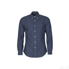 Polo ralph lauren Koszule z długim rękawem chemise cintree slim fit en oxford leger type chino col b - ogłoszenia A6.pl