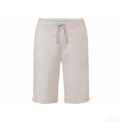 LIVERGY® Szorty męskie bawełniano-lniane, 1 para (48, Beżowy) (4055334079822) - ogłoszenia A6.pl