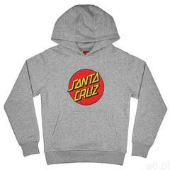 Bluza - youth classic dot hood heather grey (heather grey) rozmiar: 6-8 marki Santa cruz - ogłoszenia A6.pl