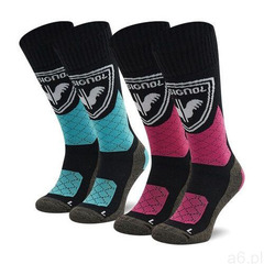 Zestaw 2 par wysokich skarpet dziecięcych ROSSIGNOL - Jr Thermotech 2P RLKYX02 Pink Fuchsia 374 - ogłoszenia A6.pl