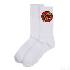 skarpetki SANTA CRUZ - Dot Socks White (WHITE) rozmiar: OS, kolor biały - ogłoszenia A6.pl