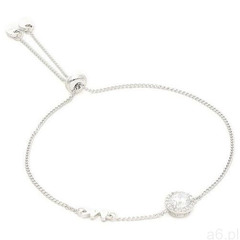 Bransoletka MICHAEL KORS - Pave Halo Slider MKC1206AN040 Silver Clear, kolor szary - ogłoszenia A6.pl